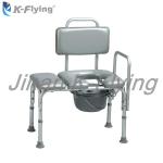 Aluminum Alloy Disabled Toilet Shower Chair Backrest Height Adjustable for sale