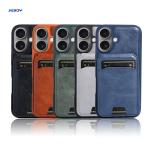 Luxury PU Leather Phone Case Magnetic Wallet Stand For Samsung S25 for sale