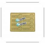 Silicone Heat Transfer Ink Stamp For Custom Silicone Rubber Mold On Garment Labels for sale