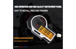 China LCD Motorcycle Digital Speedometer , DC 8-12V Universal Motorcycle Odometer supplier