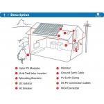 IP65 Ingress Protection Residential Solar Power Systems RS232 Communication Port for sale