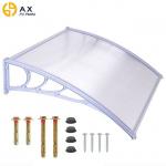 Anti UV 800*1200mm Polycarbonate Porch Canopy for sale