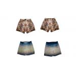 4 Way Stretch Polyester Printed Board Shorts Drawstring High End Digital Printing for sale