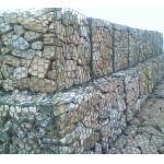 Galvanised 80*100mm 2mm Gabion Wire Mesh Sturdy Woven Baskets for sale