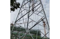 China 110kV Transmission Line Galvanized Angle Steel Lattice Pylon supplier