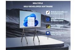 China Wi-Fi 6/5G Support Wireless Projection 9pcs Screen Interactive Smart Board supplier