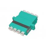 LC OM3 Quad optical fiber adapter for Optic LAN Blue / Beige / Aqua