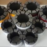Sampling Diamond Impregnated Drill Bit , Hq Diamond Core Bit For Soft Hard Rock for sale