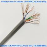Oxygen Free 24AWG UTP CAT6E Network Cable HDPE Lan Ethernet Cable for sale