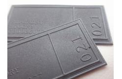 China Washable Reflective Silver TPU Label Personalized Promotional Gifts supplier