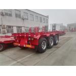 Three Axle Semi Trailer Platform Trailer Brand New Made In China for sale