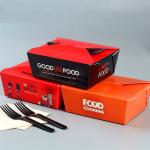 Paper Food Packaging Box For Takeaway Lunch , mini Retail Packaging Boxes for sale