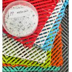 2500Lbs UV Resistant PP Garage Floor Tile With Ribbed Surface Finish for sale