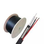HD80+2×0.50 Coaxial cable Copper wire HD80 with power cable for CCTV communication antenna satellite cable for sale