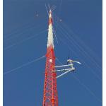 SGS 42m Mobile Cell Antenna Guyed Wire Tower