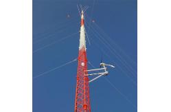 China SGS 42m Mobile Cell Antenna Guyed Wire Tower supplier