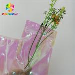 3 Side Sealed Small PE Holographic  Pouches Custom Laser Printing for sale