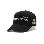 6 Panel Cotton/Polyester/Nylon Baseball Cap with Curved Visor and Mental Strap/Plastic Snap Closure for sale