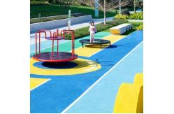 China Rubber Granules EPDM Interlocking Gym Floor Mats Polyurethane Binder supplier