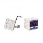 SMC ZSE30AF-01-B Digital Pressure Switch Compound Pressure R1/8 2-Color Display PNP Open Collector 2 Outputs for sale