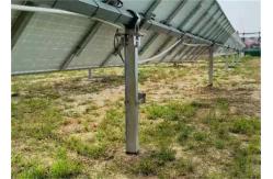 China Commercial Pre Galvanized Steel Horizontal Solar PV Tracker Max 90 Modules supplier