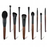Vegan Cosmetic Brush Set 10pcs Well Functional And Practical Brushes for sale