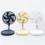 Hebronfan Large Battery Operated Rechargeable Stand Air Folding Telescopic Fan for sale