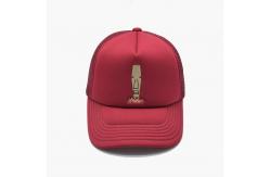 China Classic 5 Panel Trucker Cap With Embroidered Screen Printing Affixed Patch Logo supplier