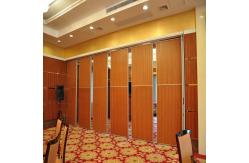 China Movable Folding sliding Partition Door On Aluminum Track Max 6000mm Height supplier