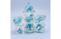 China Duckling Natural resin multi -noodle table game dice set dnd dice supplier