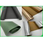 Gold / Silver / Red And Blue Fiber Paper Washable Kraft Paper For Making Handbags for sale