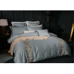 Fashionable Blue Modern Duvet Covers 4 Pcs Twin / Queen / King Size OEM for sale
