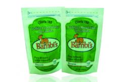 China Resealable Custom Food Packaging Bags Foil ziplockk Pouches With Window OEM / ODM supplier