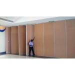 Decorative Material Movable Sliding Partition Walls For Meeting Room Top Hanging System for sale