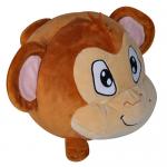 Big Face Puppy Monkey Baby Stuffed Animal Non - Toxic 8 Inch Height