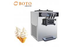 China Food Machinery 3 Flavors Soft Ice Cream Machine With Dual Control Systems supplier