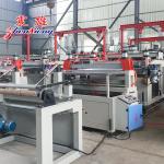 Auto Feeding 1200mm Plastic Sheet Extrusion Line Car Fender 0.6M/MIN Sheet Extruder for sale