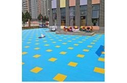 China Polyurethane Suspended Interlocking Gym Tiles Shock Absorption supplier
