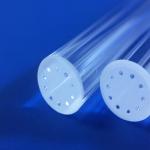 High Precision 1100mpa Quartz Glass Tubes With Multi Holes for sale