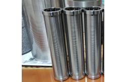China Length 0.25m-3m 0r As Requirment and Polishing Johnson Wedge Wire Screens supplier