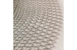China Silver Color Alphamesh Ring Mesh 13 Mm supplier