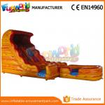 Volcano Giant Dual Slide Inflatable Slip And Slide 0.55mm PVC Tarpaulin for sale