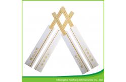 China Restaurant Custom Sushi Chopsticks,Disposable 24cm twin Bamboo Chopsticks supplier