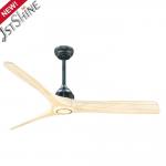 Wooden Blade Ceiling Fan with Remote Class A Energy Efficiency and Modern Design for sale