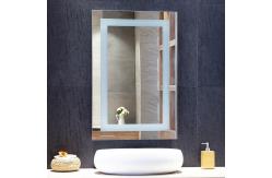 China Rust Resistant Aluminium Cabinet Wall Mount Bathroom Mirrors with LED Lights supplier
