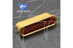 China J30J SERIES Glass Sintered Gas Sealed Rectangular Electrical Connector , J30JM1-21ZKH2-Q2 supplier
