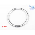 Nickle And Black Color O Ring Buckle Handbag Hardware Custom Logo OEM Or ODM for sale