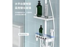 China Polished White Brass Wall Mounted Rain Shower With Four Functions supplier