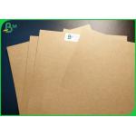 Strong Strength Recycled Pulp Brown Kraft Paper Roll For Making Gift Boxes
