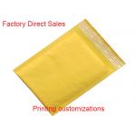 High Frequency Heat Seal Kraft Paper Bubble Mailers Matt Surface Eco - Friendly